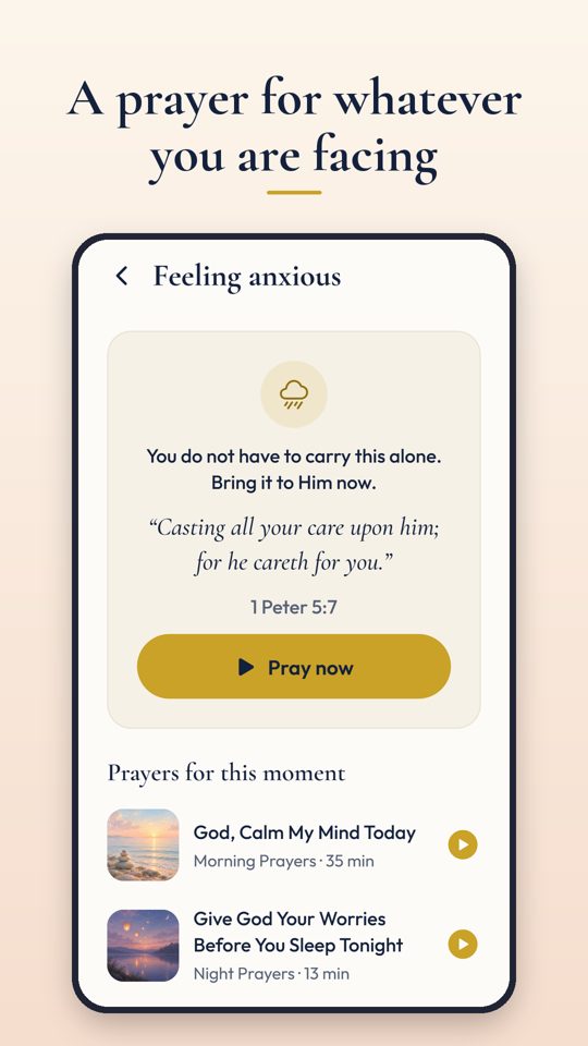 A prayer for whatever you are facing
